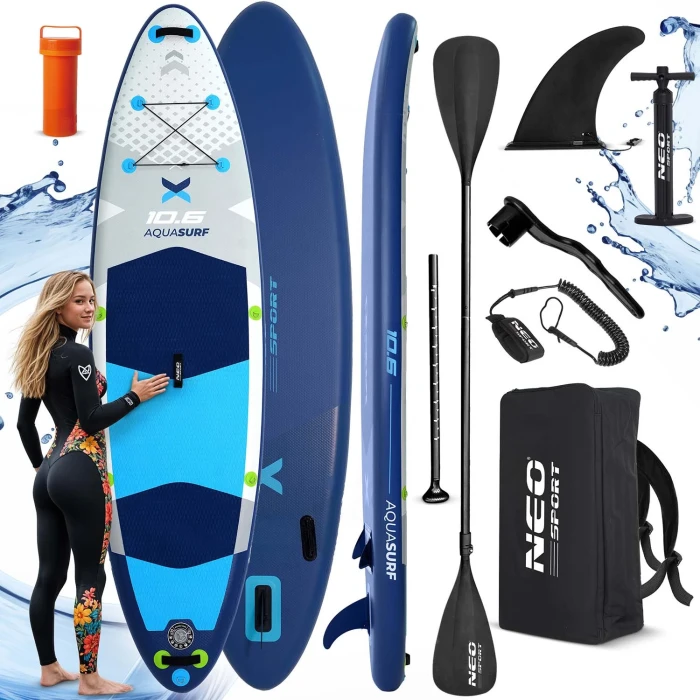 Надувная SUP доска (Сапборд) Neo-Sport 170206 Aquasurf 320 х 84 х 15 см