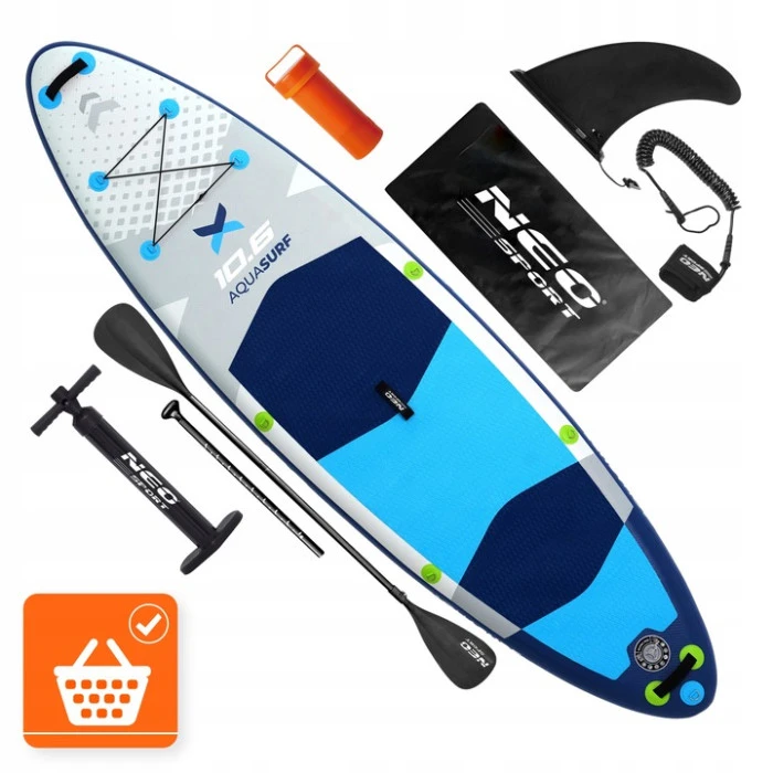 Надувная SUP доска (Сапборд) Neo-Sport 170206 Aquasurf 320 х 84 х 15 см