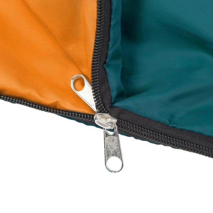 Спальный мешок NILS CAMP NC2002 зелено-оранжевый