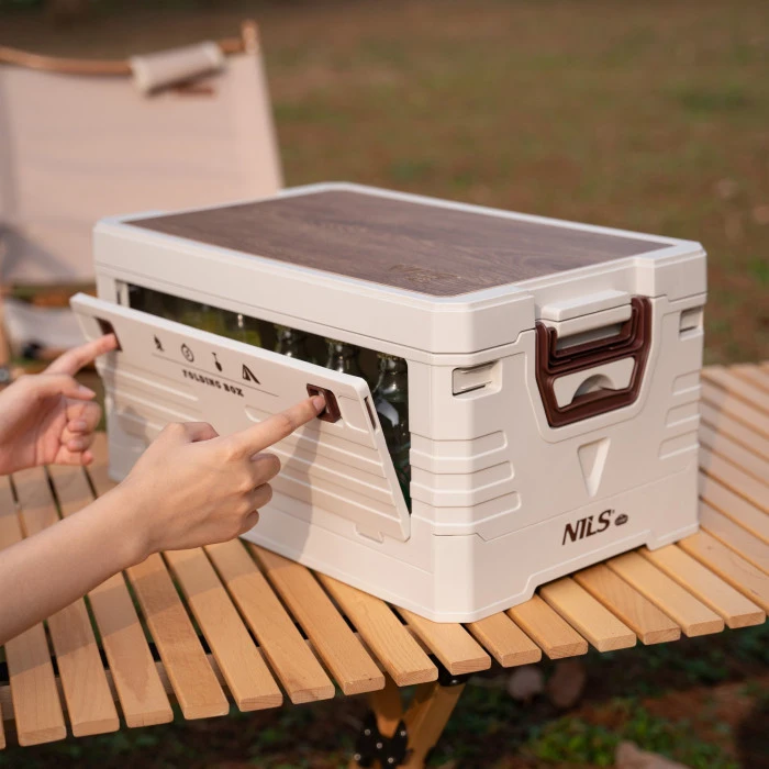 Ящик складаний 2в1 NILS CAMP NCB4002 32 л, бежевий
