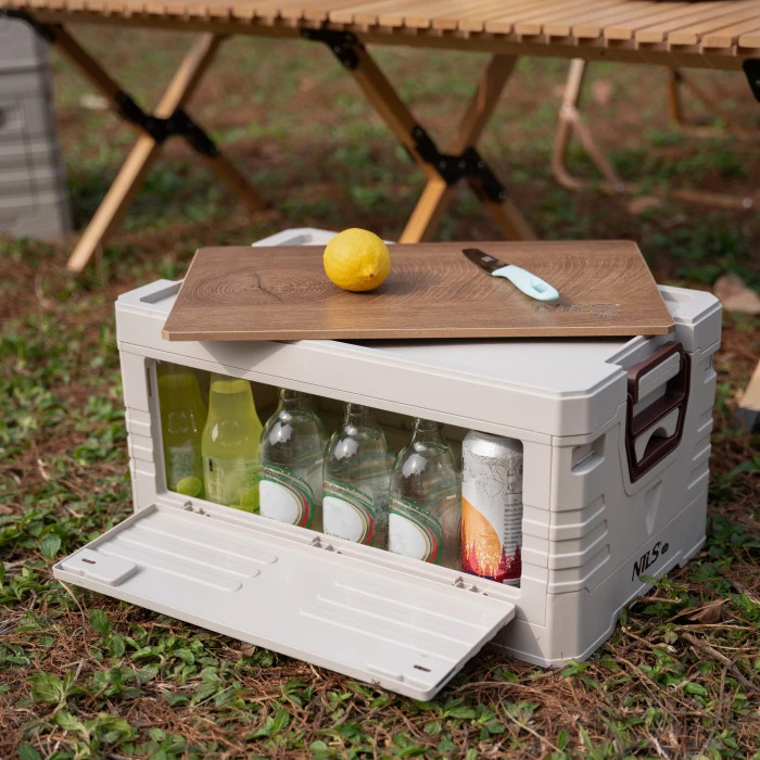 Ящик складаний 2в1 NILS CAMP NCB4002 32 л, бежевий