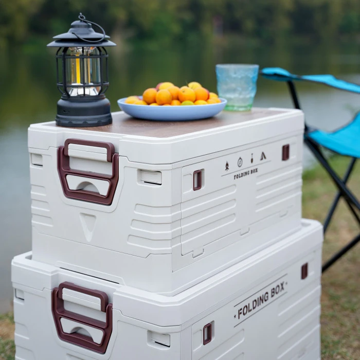 Ящик складаний 2в1 NILS CAMP NCB4002 32 л, бежевий