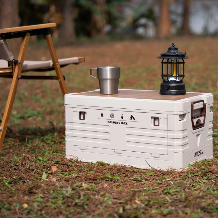 Ящик складаний 2в1 NILS CAMP NCB4002 32 л, бежевий