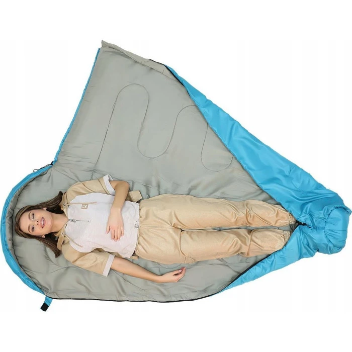 СПАЛЬНИК ТУРИСТИЧЕСКИЙ НЕПАЛ КОМПРЕССИОНАЛЬНЫЙ 210Х80х50СМ СИНЫЙ ENERO CAMP