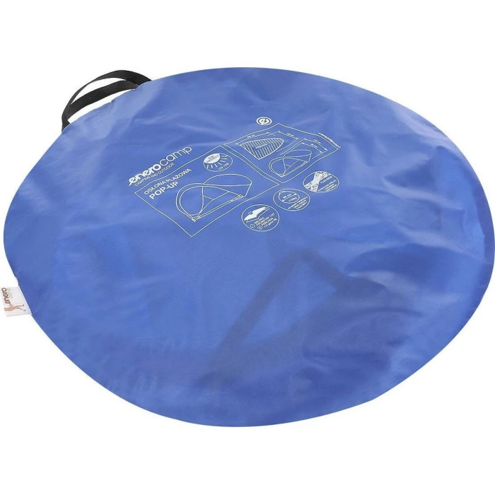 Самораскладная туристическая пляжная палатка Enero camp 200x120x110/90см синий