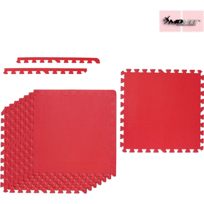 Коврик Movit RED PUZZLE 60 x 60 x 1,2 см - красный