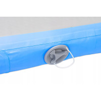 Мат надувной гимнастический SPARTAN AirTrack 300 x 100 х 10 см, серо-голубой.