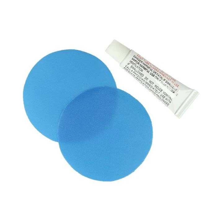 Двойной самонадувающийся коврик с подушкой NILS CAMP NC4060 голубой