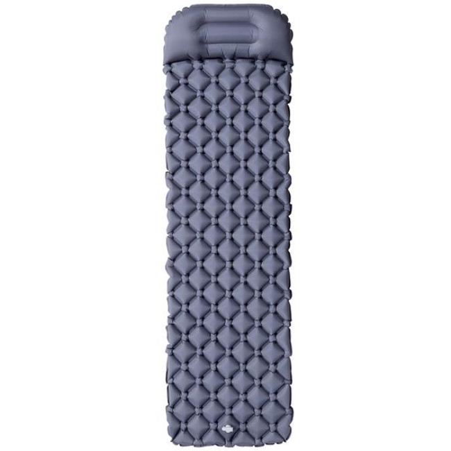 Килимок з насосом NILS CAMP NC4006, 190 х 58 х 5 см - сірий