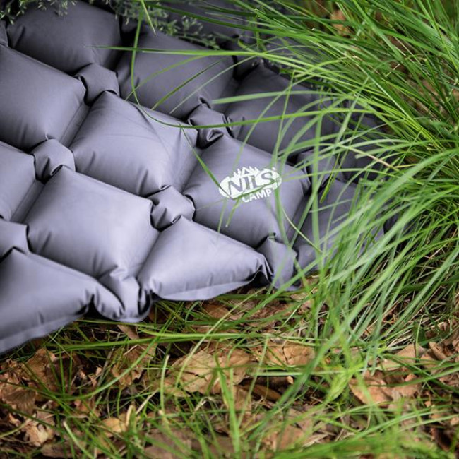 Килимок з насосом NILS CAMP NC4006, 190 х 58 х 5 см - сірий