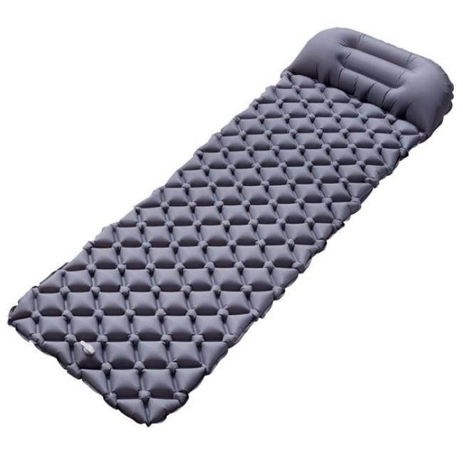 Килимок з насосом NILS CAMP NC4006, 190 х 58 х 5 см - сірий