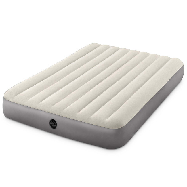 Матрац надувний Intex 64103 203x152x25 см, сірий