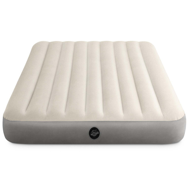 Матрац надувний Intex 64103 203x152x25 см, сірий