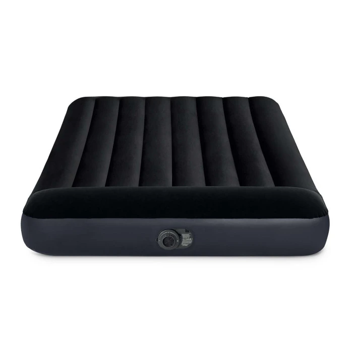 Матрас надувной 64150 со встроенным электронасосом 203х152х25 см, черный.