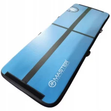 Мат гімнастичний надувний MASTER, 300 x 100 x 10 см, чорно-синій