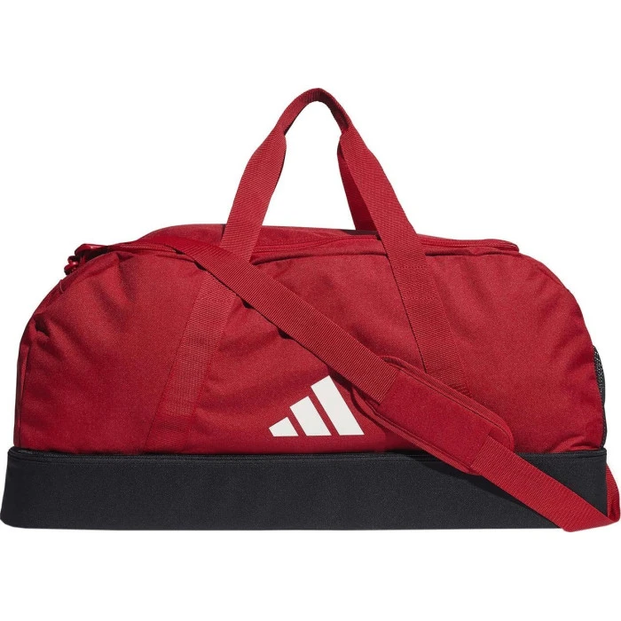Большая сумка Adidas Tiro League Duffel красная IB8656