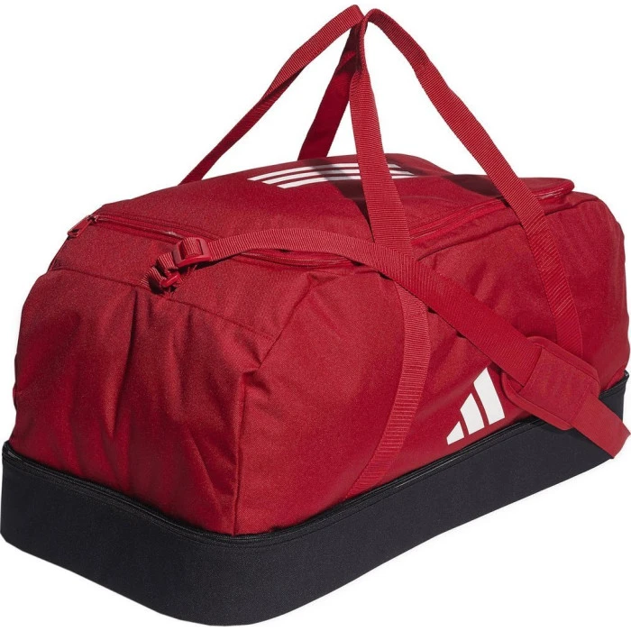 Большая сумка Adidas Tiro League Duffel красная IB8656
