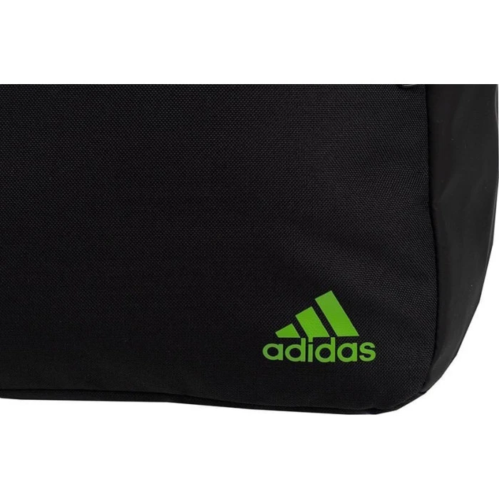 Шкільний міський спортивний рюкзак Adidas Classic Horizontal 3-Stripes чорно-зелений HY0743