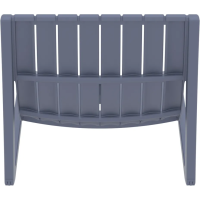 Шезлонг Siesta Slim, темно-сірий