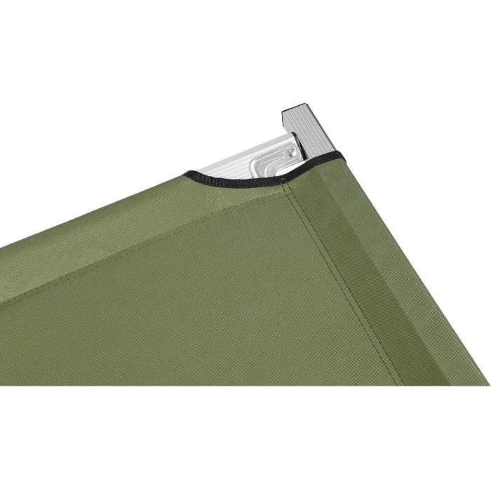 Лежак розкладний з чохлом Enero, зелений