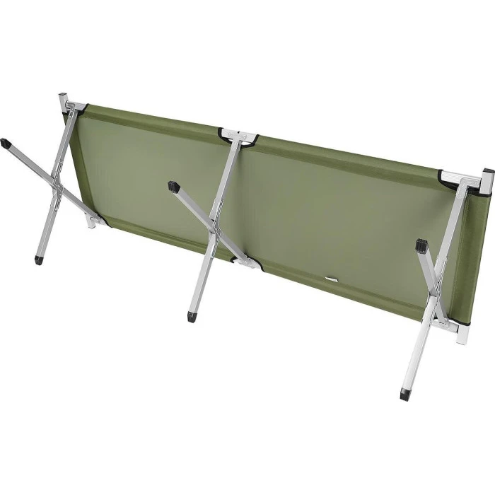 Лежак розкладний з чохлом Enero, зелений