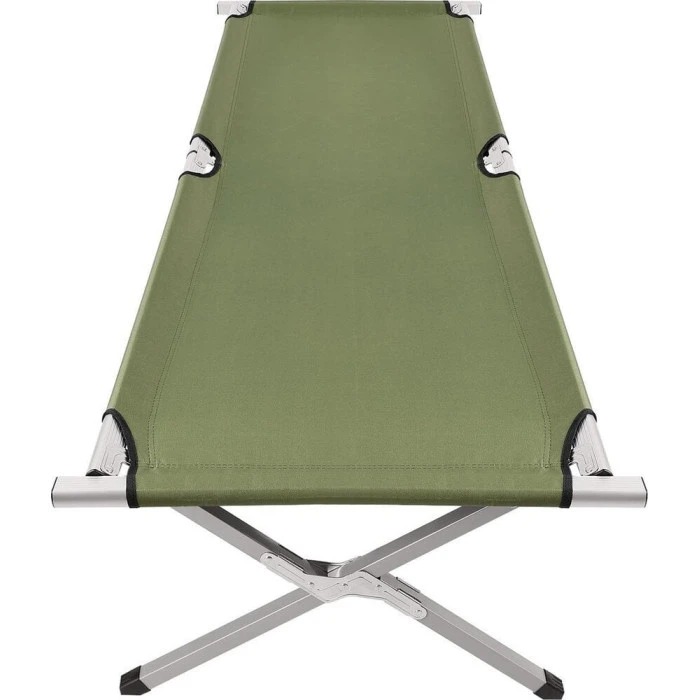 Лежак розкладний з чохлом Enero, зелений