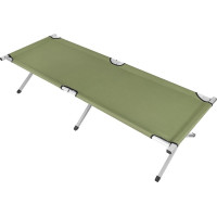 Лежак розкладний з чохлом Enero, зелений
