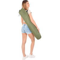 Лежак розкладний з чохлом Enero, зелений