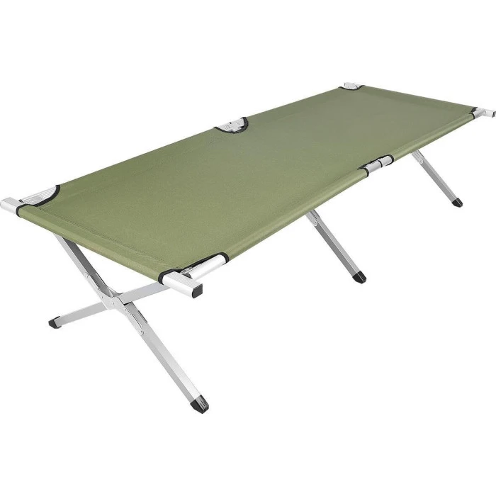 Лежак розкладний з чохлом Enero, зелений