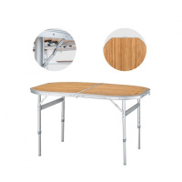 Раскладной кемпинговый стол KING CAMP Bambus 120 x 80 см