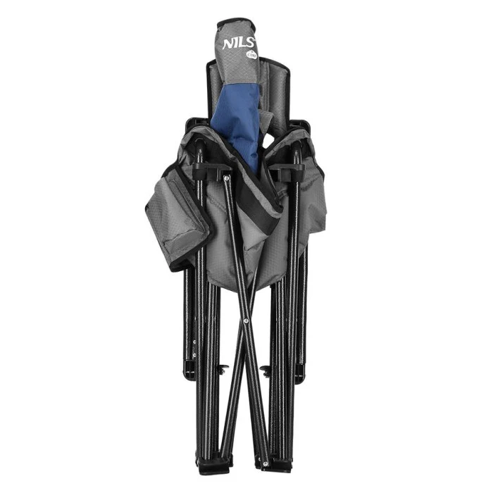 Крісло для кемпінгу NILS CAMP NC3075 сірий/синій