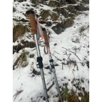 Трекінгові палиці з 5-компонентною пробковою ручкою ACRA 115–135 см