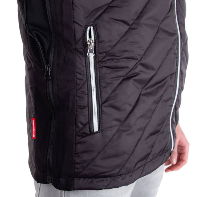 Мужской жилет с подогревом inSPORTline WARMhim - черный/XXL