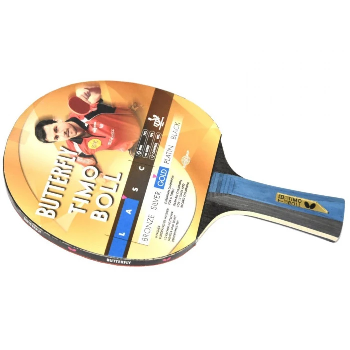 Ракетка для настольного тенниса BUTTERFLY Timo Boll Gold, черно-красная.