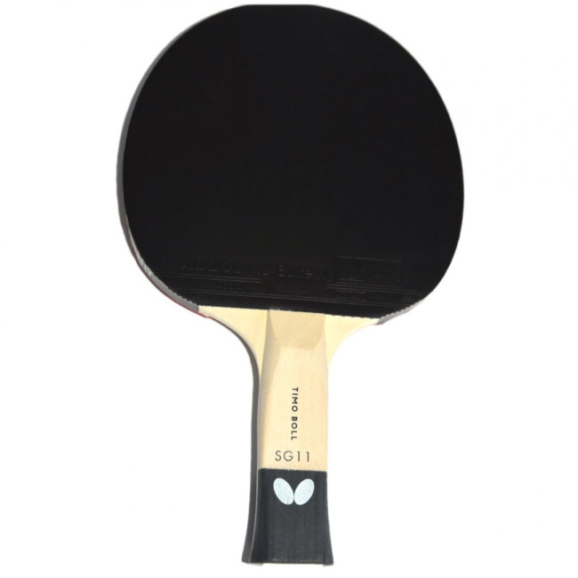 Ракетка для настольного тенниса BUTTERFLY Timo Boll SG11, черно-красная.