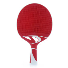 Ракетка для настольного тенниса Cornilleau TACTEO 50 OUTDOOR, красно-белая.