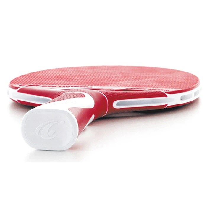 Ракетка для настольного тенниса Cornilleau TACTEO 50 OUTDOOR, красно-белая.