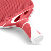 Ракетка для настольного тенниса Cornilleau TACTEO 50 OUTDOOR, красно-белая.