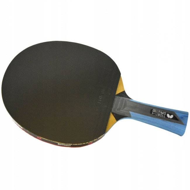 Ракетка для настольного тенниса BUTTERFLY Timo Boll Black, черно-красная.