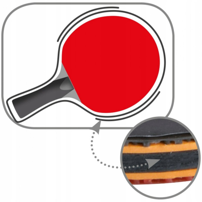 Ракетка для настольного тенниса BUTTERFLY Timo Boll Black, черно-красная.