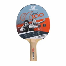 Ракетка для настольного тенниса Cornilleau SPORT 100, черно-красная.