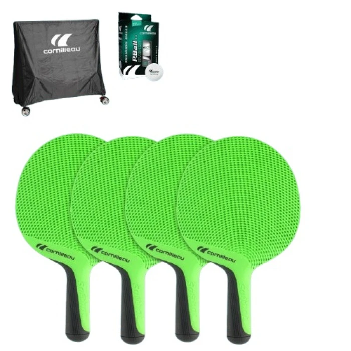Набор для настольного тенниса Cornilleau FAMILY PACK OUTDOOR, зеленый
