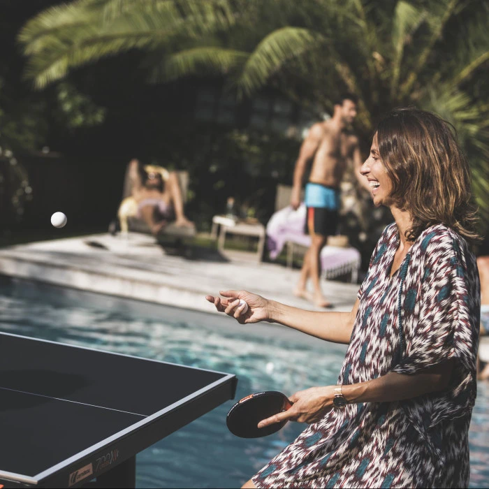 Набор для настольного тенниса Cornilleau FAMILY PACK OUTDOOR, зеленый