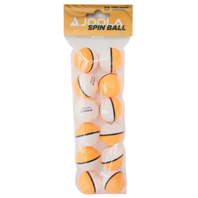 Мячи для настольного тенниса Joola Spin Ball 12 шт, желто-белые