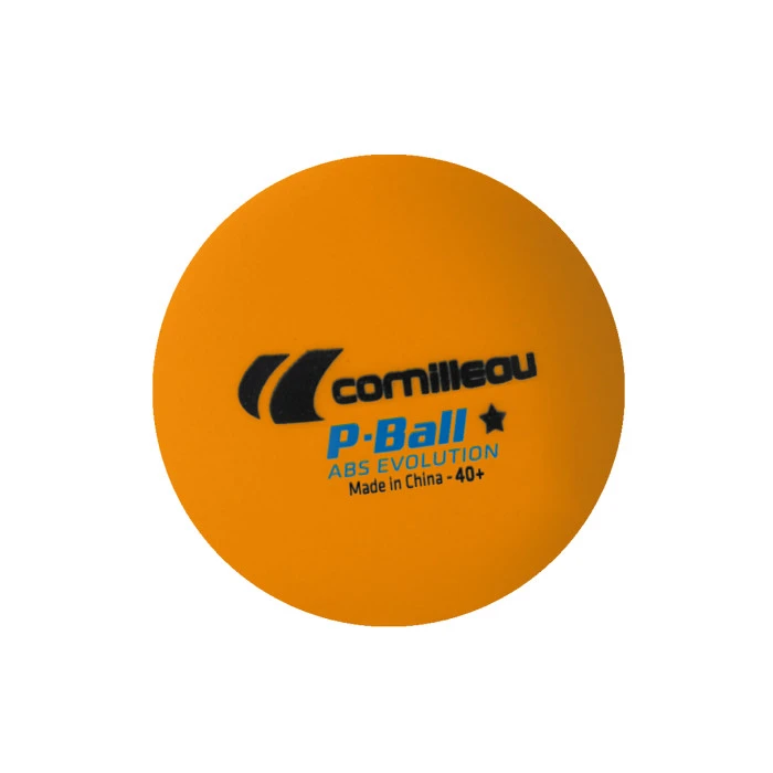Мячи для настольного тенниса Cornilleau P-BALL ABS EVOLUTION 1*72 шт, оранжевые