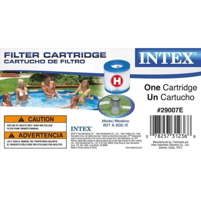 Картридж для фильтровального насоса INTEX 29007, тип H