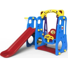 Дитяча гірка 3в1 Ramiz ZOG.TB-201A, 128 x 161 x 124 см - різнокольорова