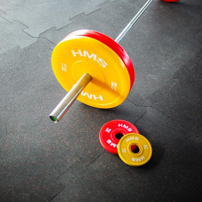 Диски HMS TPP01 2 x 1.5 кг желтые.