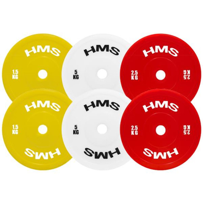 Диски HMS TPP01 2 x 1.5 кг желтые.