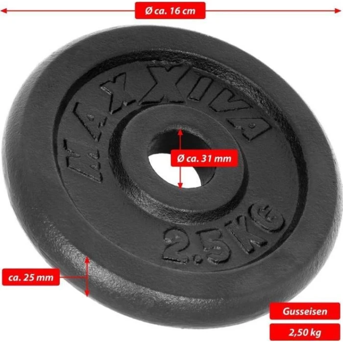 Набір дисків Maxxiva 2 х 2,5 кг
